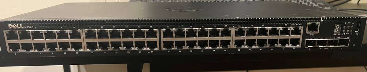 DELL N1548 48 Port Gigabit Switch with 4 x SFP 10Gbps Ports