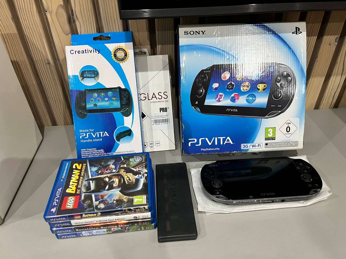 PlayStation Vita OLED PCH-1104 with 12 Games Bundle - Secondhand