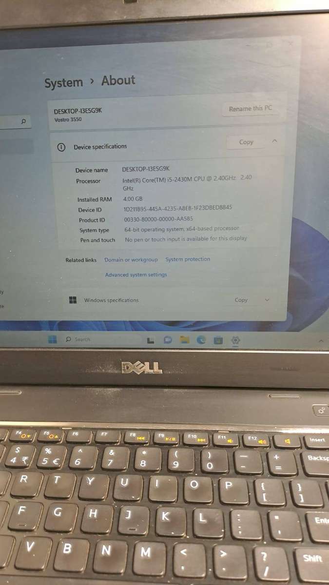 DELL VOSTRO 3550 Core i5 4GB RAM 300GB HDD Laptop