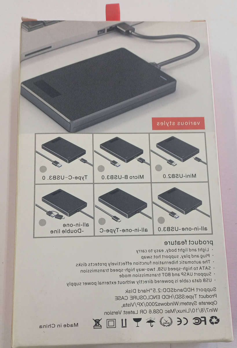 2.5 inch SATA III HDD Enclosure