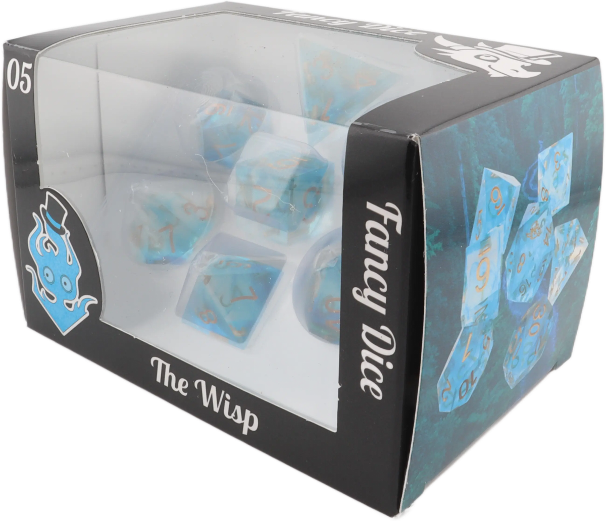 Fancy Dice - Premium resin dice set - The Wisp