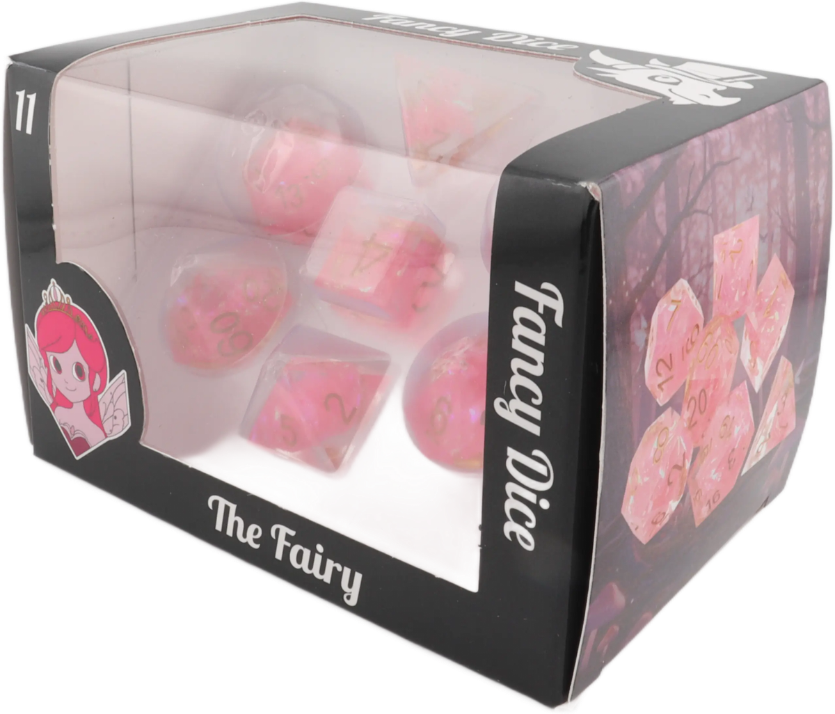 Fancy Dice - Premium resin dice set - The Fairy