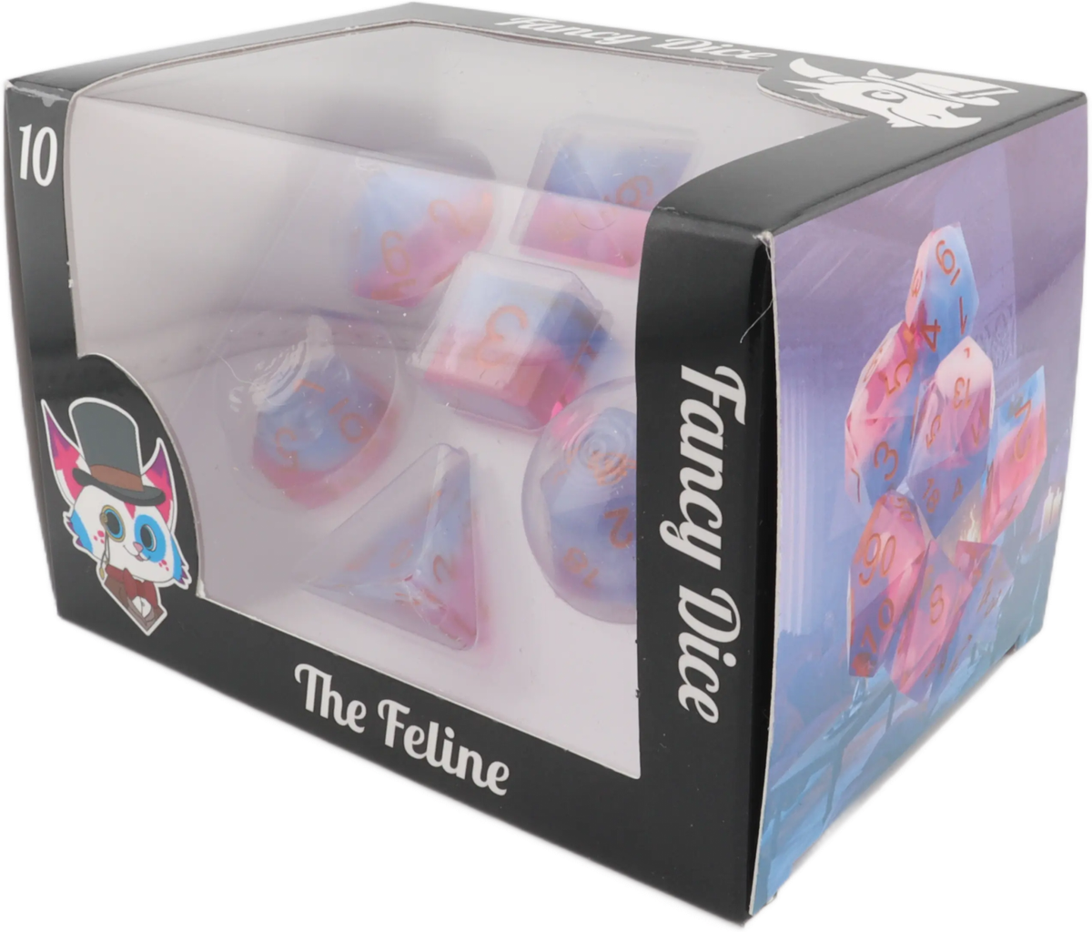 Fancy Dice - Premium resin dice set - The Feline