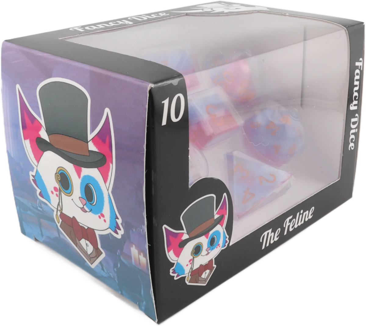 Fancy Dice - Premium resin dice set - The Feline