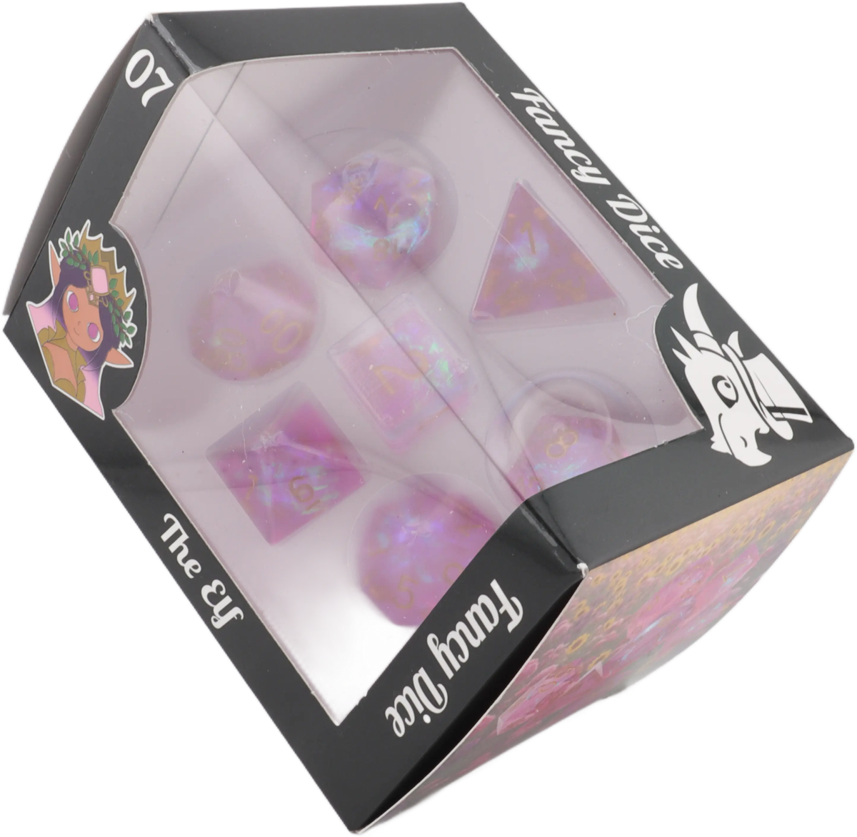 Fancy Dice - Premium resin dice set - The Elf