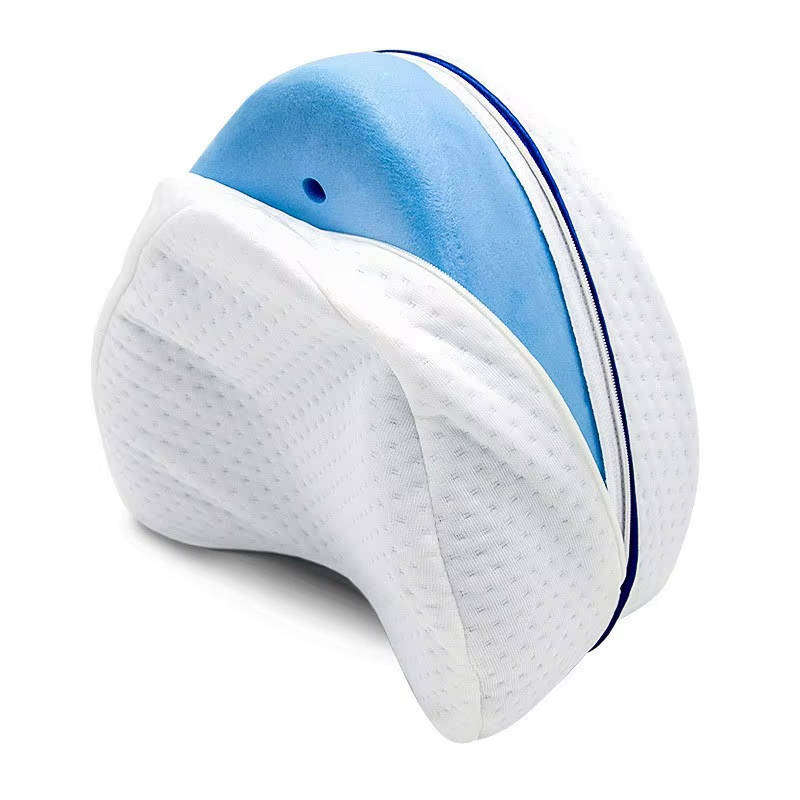 Memory Foam Leg Pillow for Side Sleeping, 23 x 24.5 x 13.5 cm