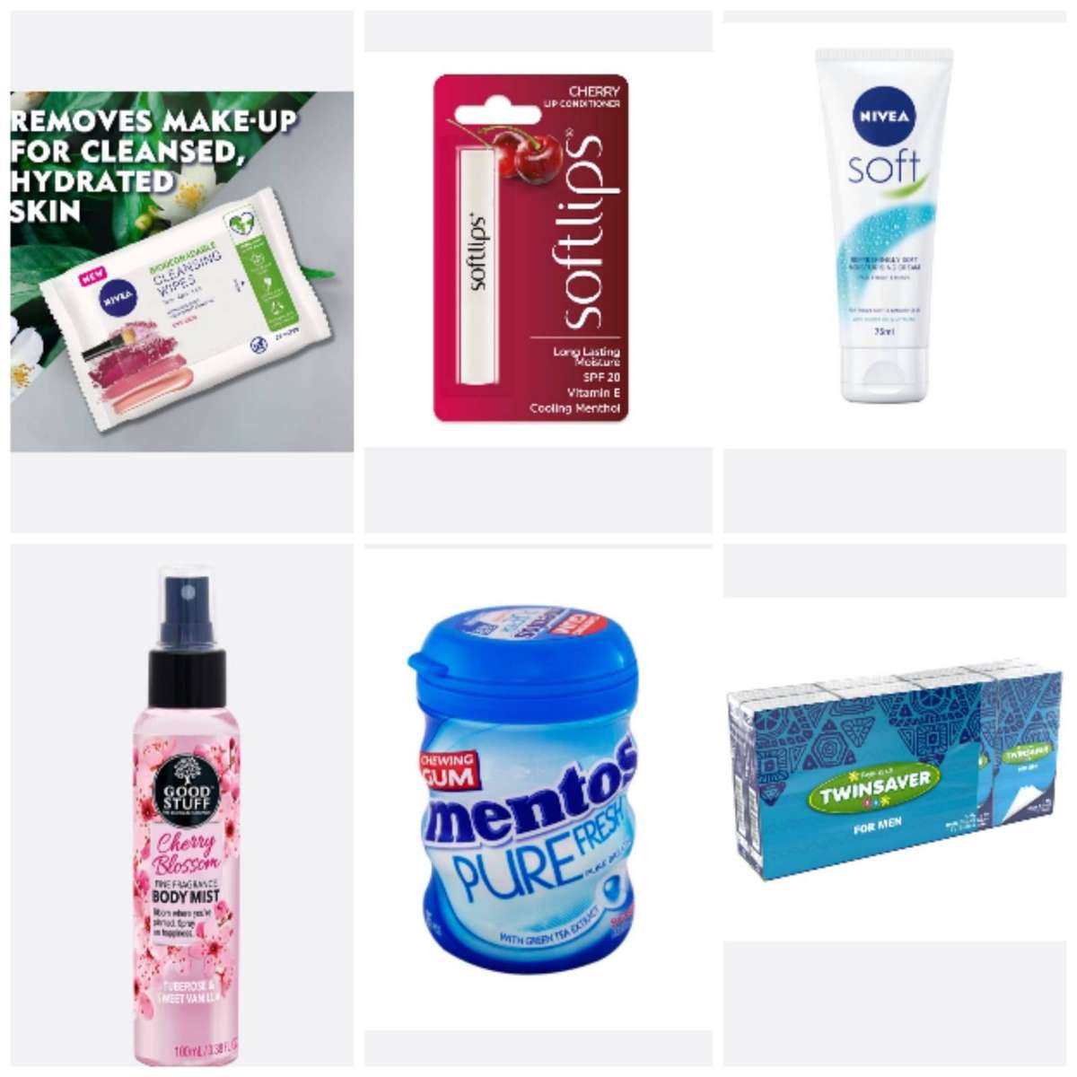 NIVEA WOMEN KIT 5- HANDBAG ESSENTIALS (6 PRODUCTS)