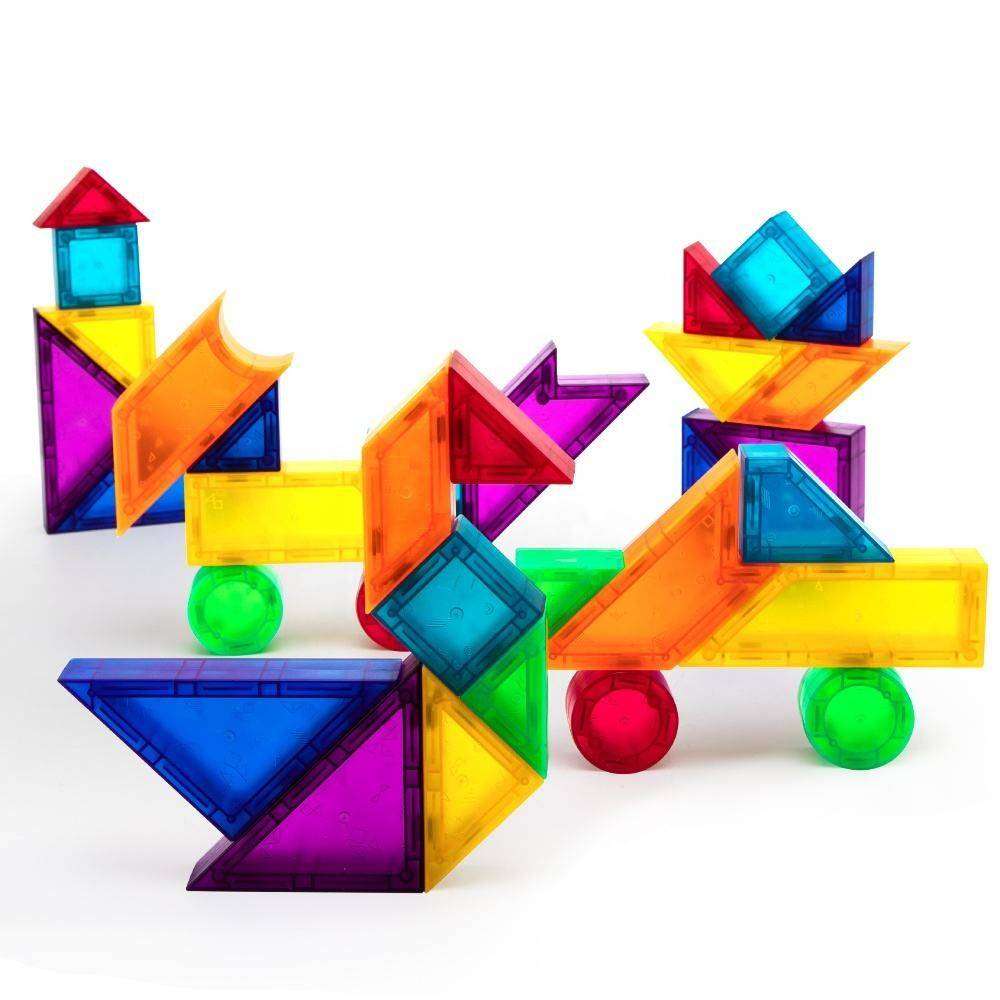 Kebo 3D 61 Piece Magnetic Educational Building Blocks Tangram