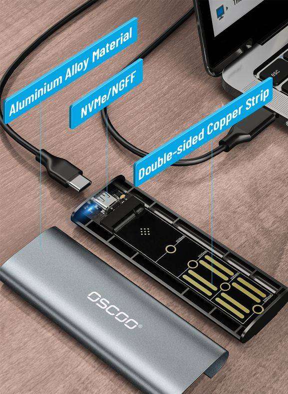 MEMORY OSCOO OSDN 1 M.2 NVME NGFF ENCLOSURE 1789