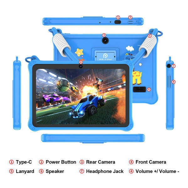 PRITOM Kids Adventure Tablet 7