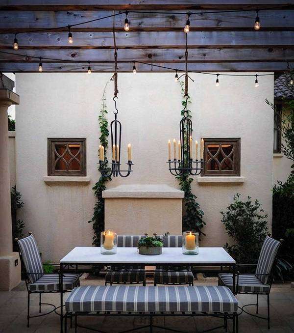 LEDORA LED String Lights 2W -15m IP65 Waterproof Outdoor Warm White (15 Bulbs)
