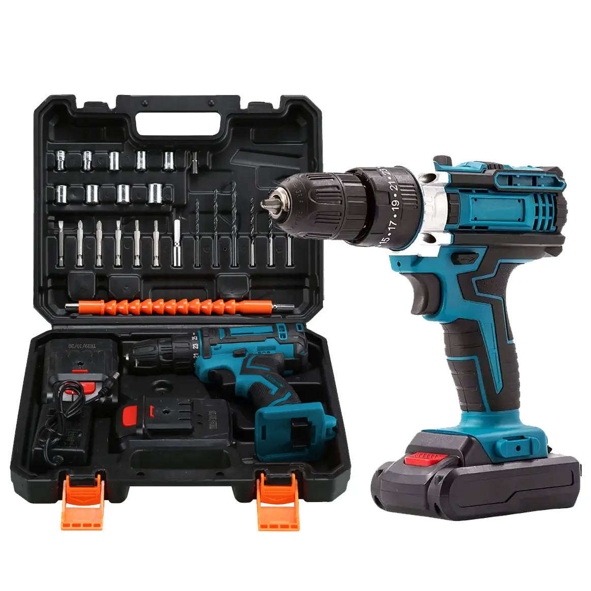 96V Cordless Electric Drill Set