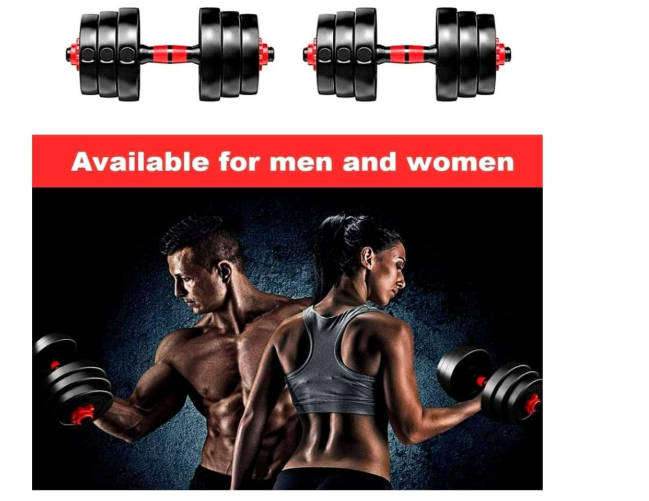 40kg Adjustable Dumbbell Set 2 in 1