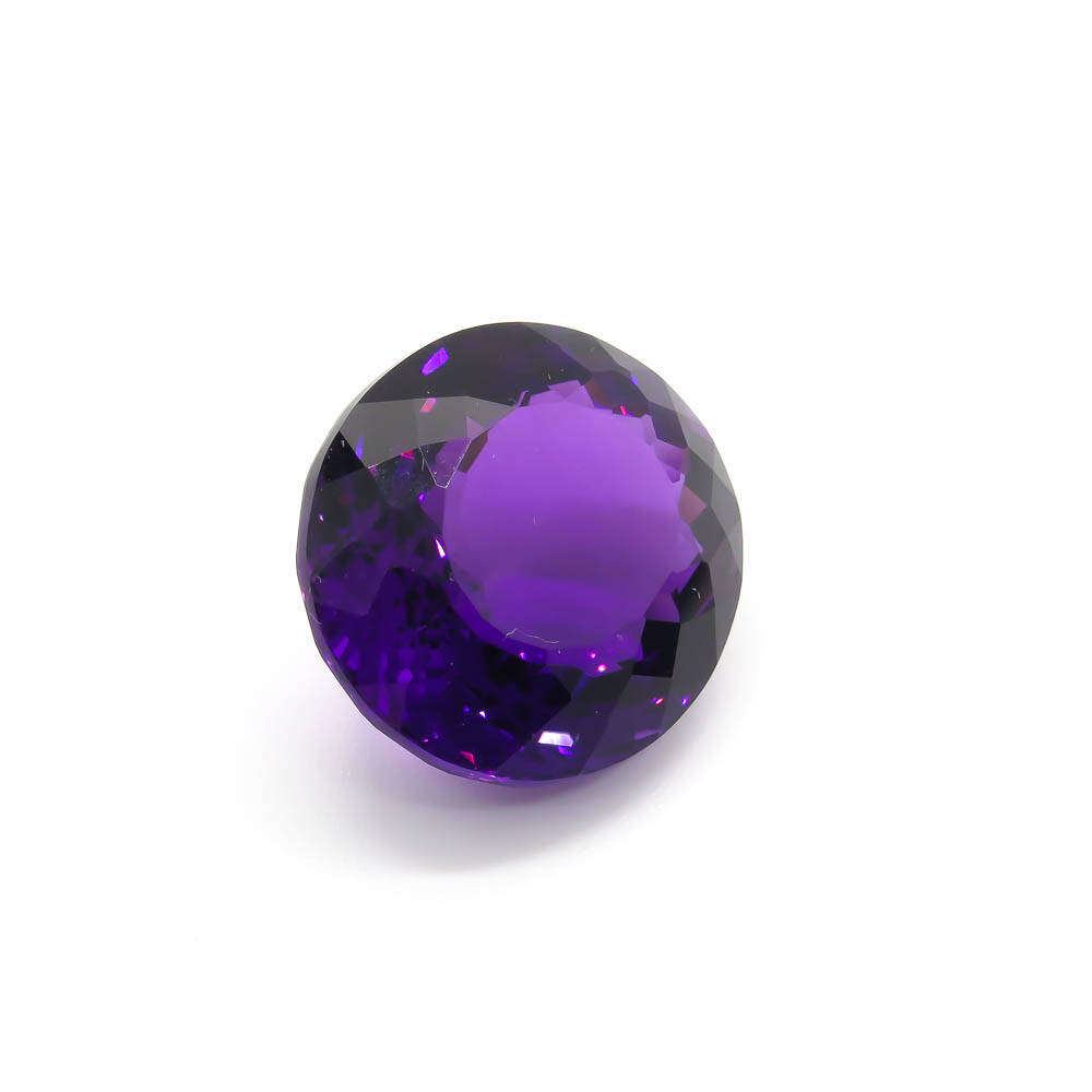 Amethyst 31.6 ct oval faceted gemstone - natural semi-precious gem