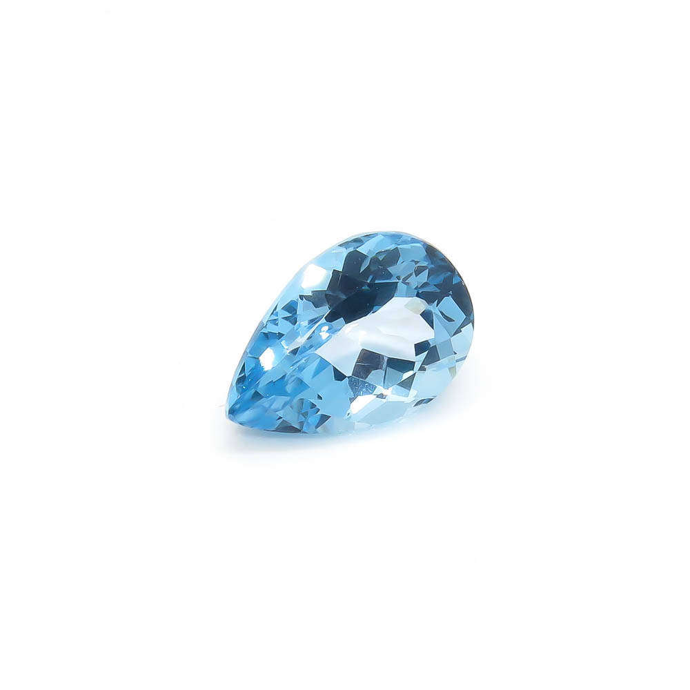 Sky Blue Topaz 5.3 ct Pear Shape - Genuine Semi-Precious Gemstone