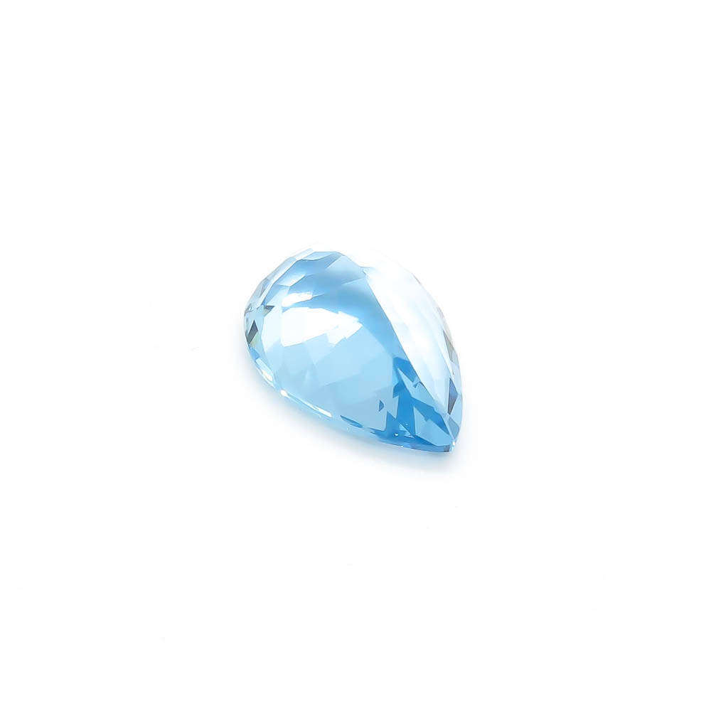 Sky Blue Topaz 5.3 ct Pear Shape - Genuine Semi-Precious Gemstone