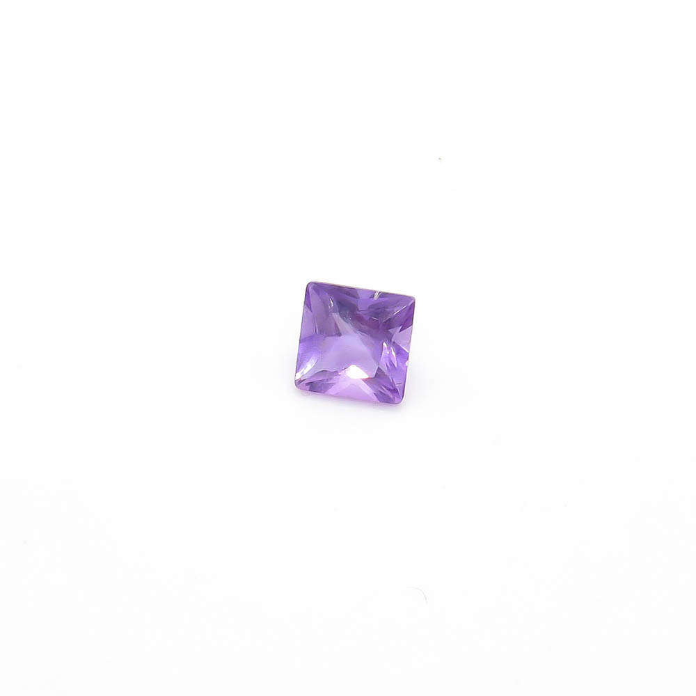 5 x 5 mm Amethyst - Medium Purple Square Gemstone