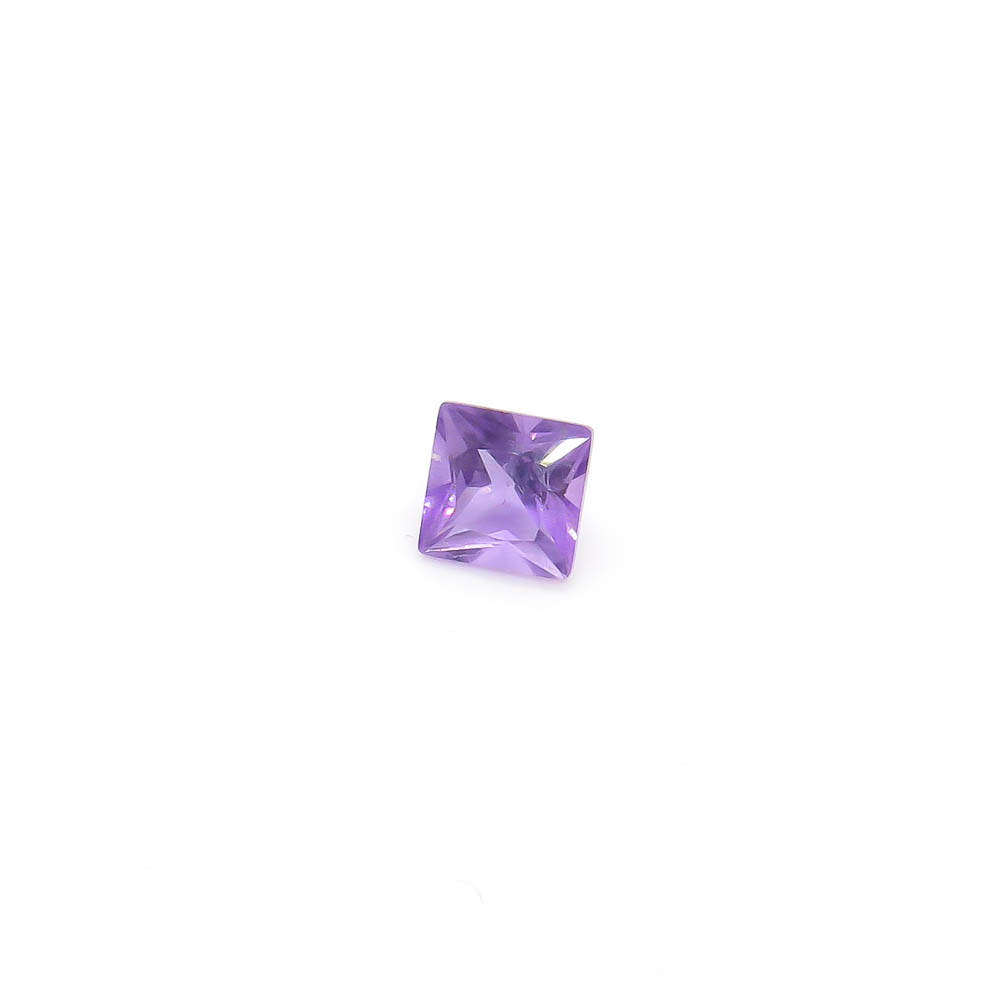 5 x 5 mm Amethyst - Medium Purple Square Gemstone