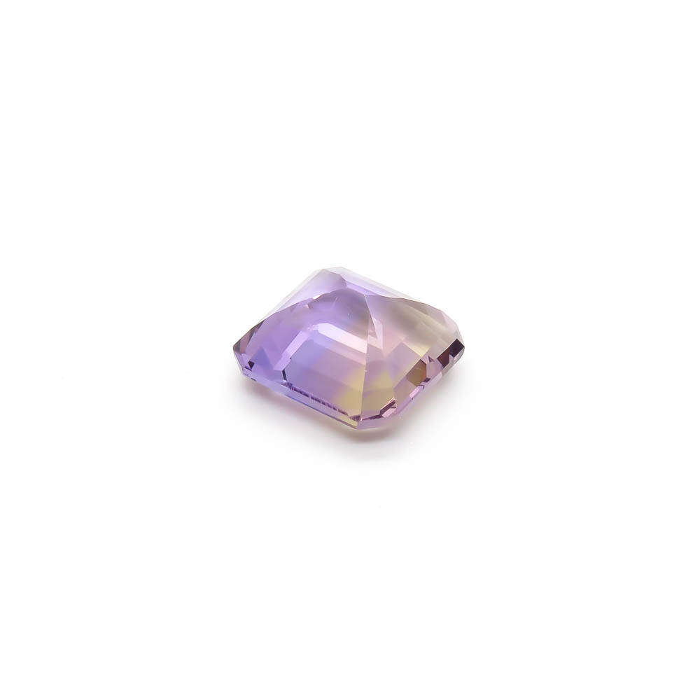 6.29ct Emerald Cut Ametrine Gemstone - Natural Semi-Precious Stone
