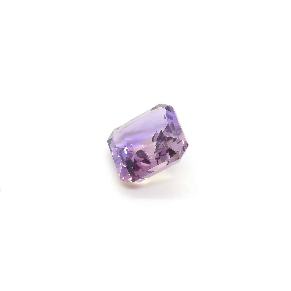 6.29ct Emerald Cut Ametrine Gemstone - Natural Semi-Precious Stone
