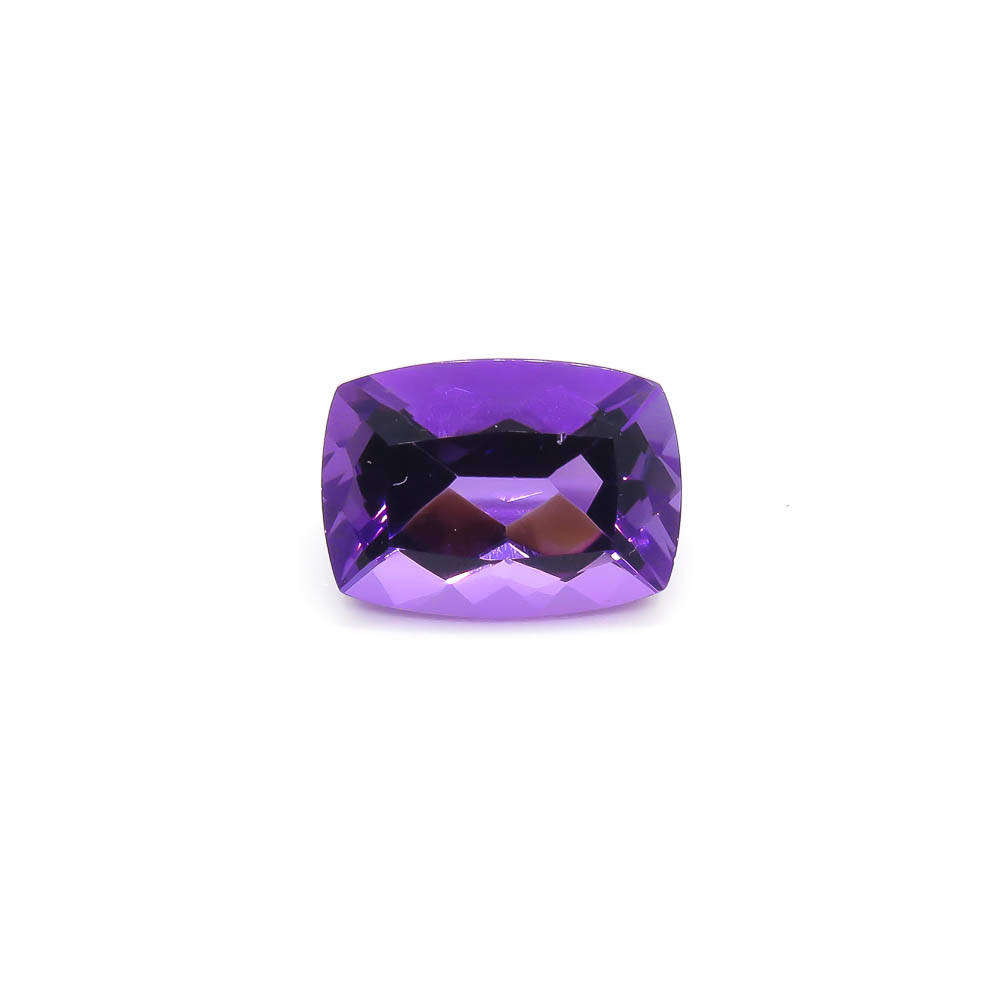 6.66 ct Amethyst Purple Cushion Gemstone - Natural, High-Quality