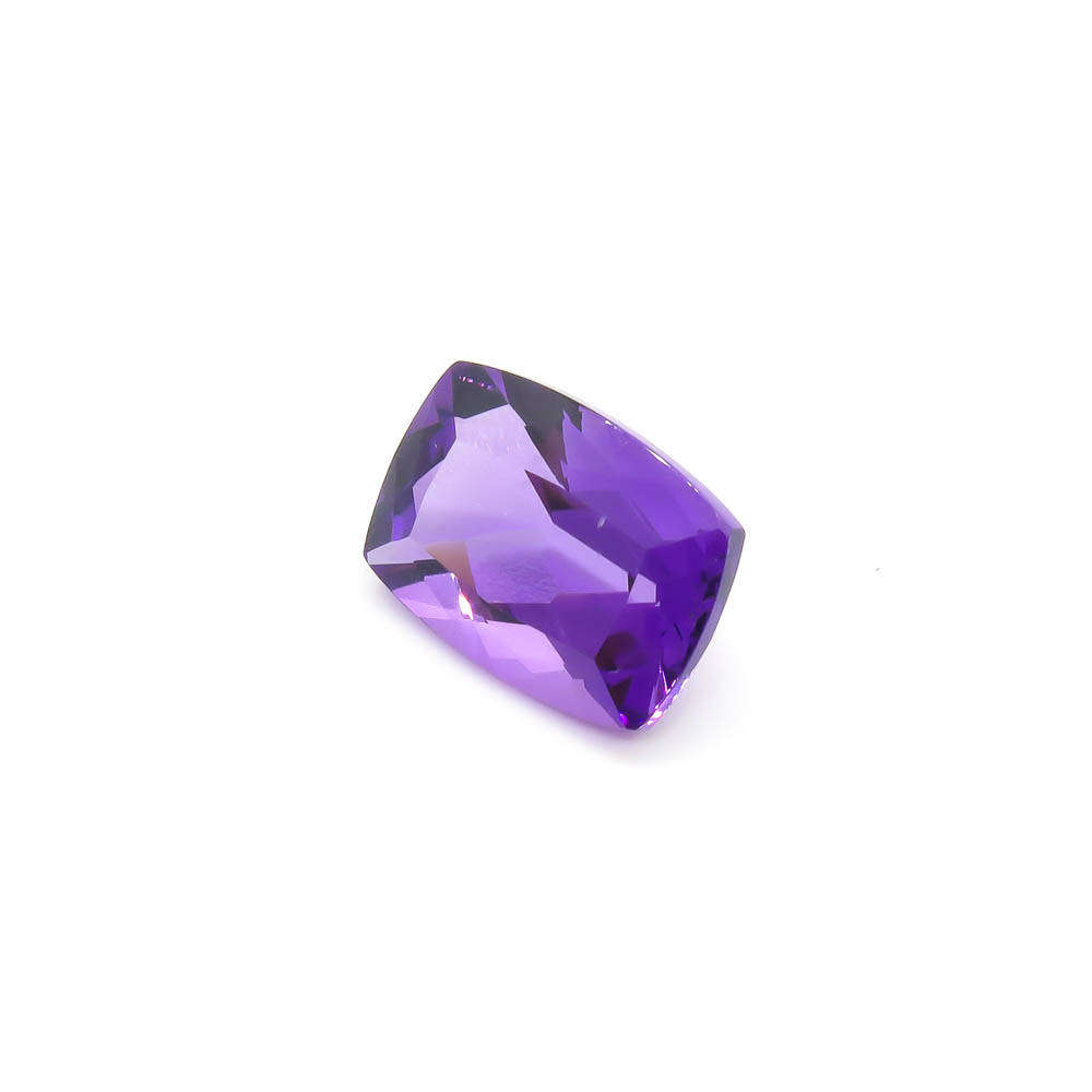 6.66 ct Amethyst Purple Cushion Gemstone - Natural, High-Quality