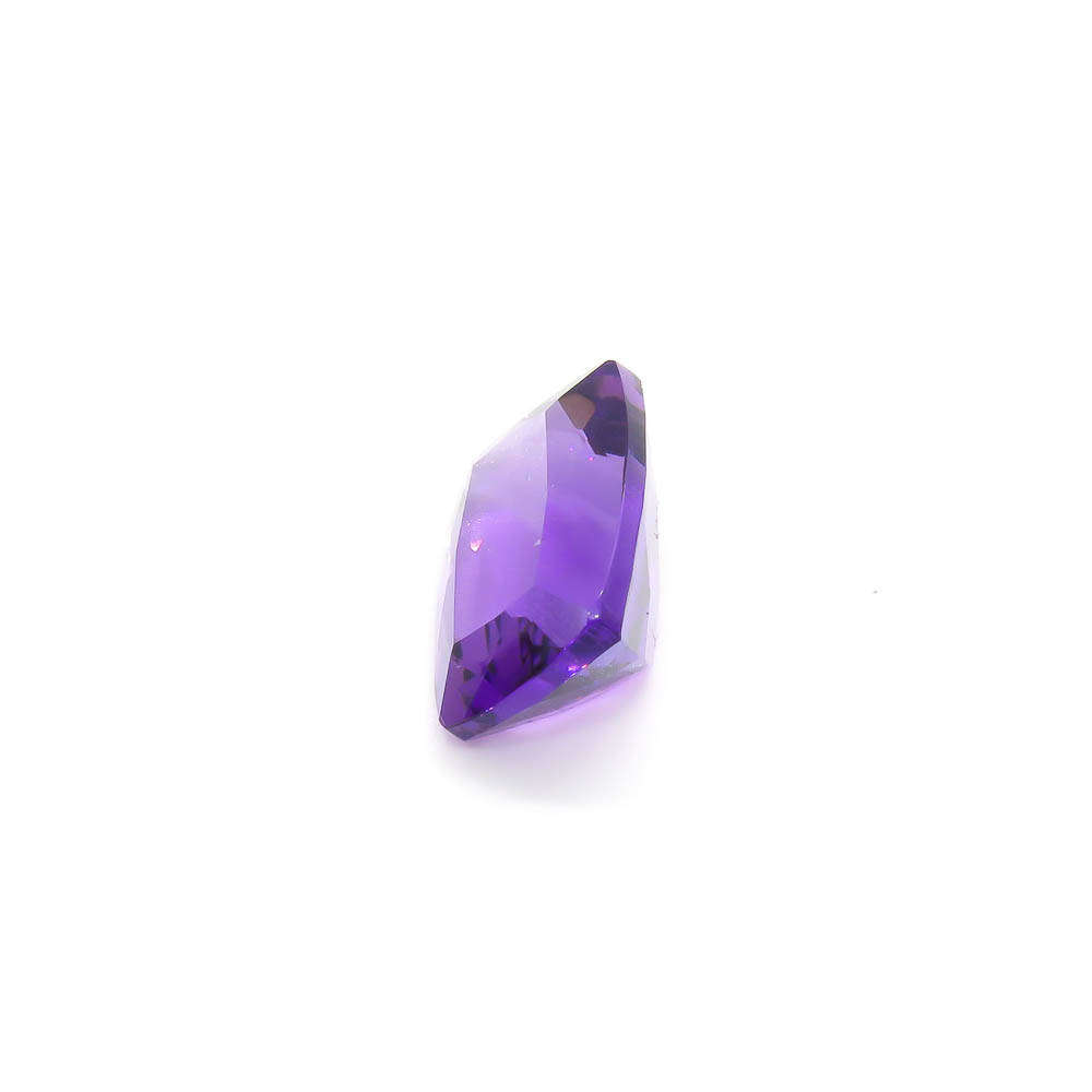 6.66 ct Amethyst Purple Cushion Gemstone - Natural, High-Quality