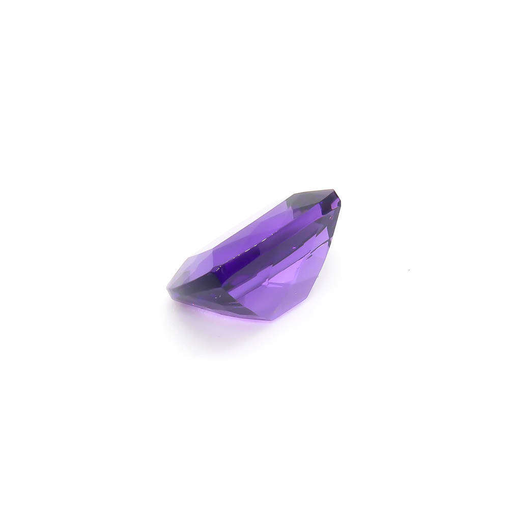 6.66 ct Amethyst Purple Cushion Gemstone - Natural, High-Quality