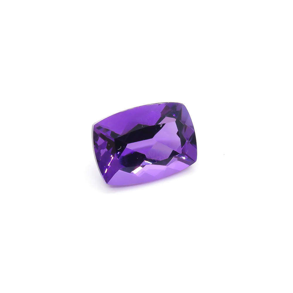 6.66 ct Amethyst Purple Cushion Gemstone - Natural, High-Quality