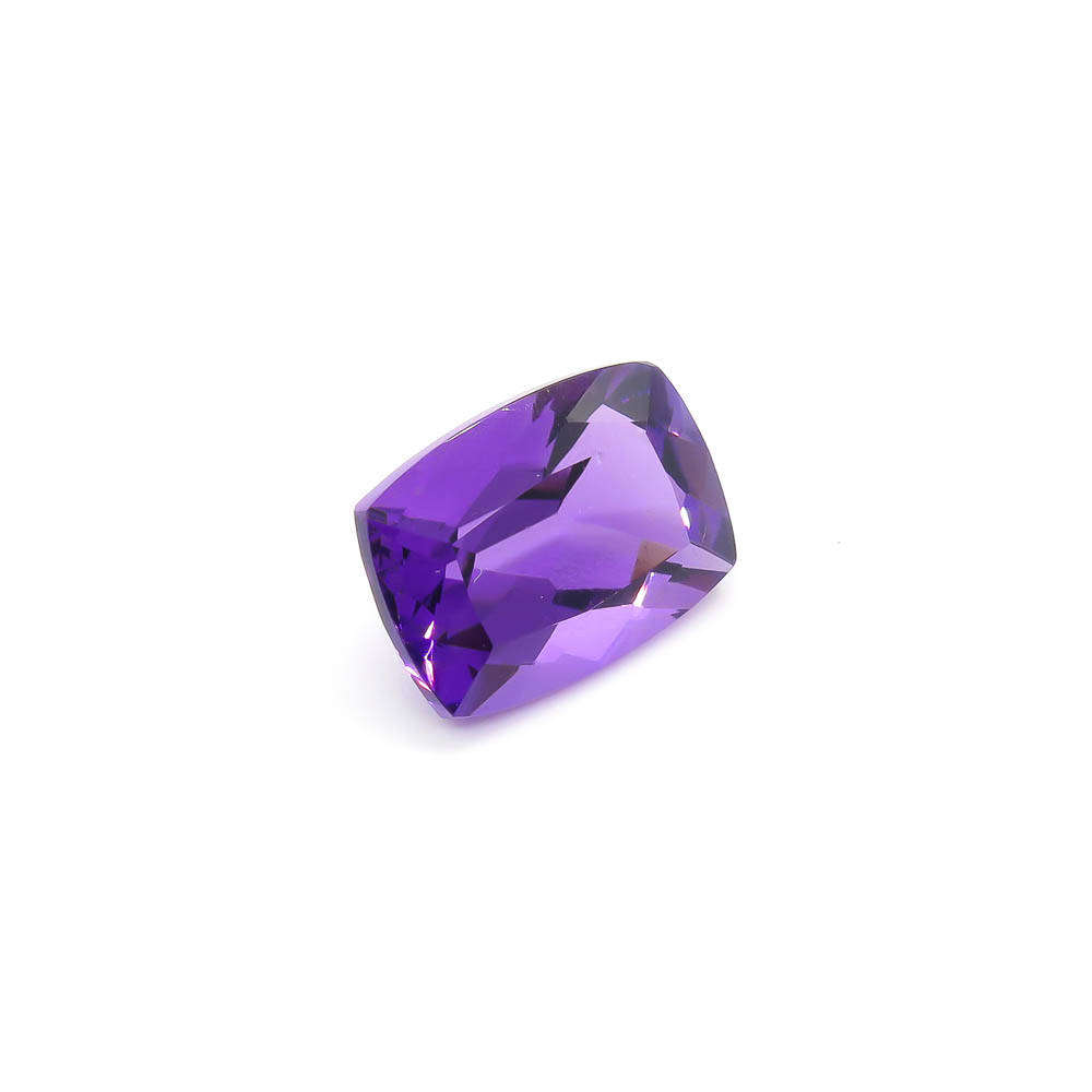 6.66 ct Amethyst Purple Cushion Gemstone - Natural, High-Quality