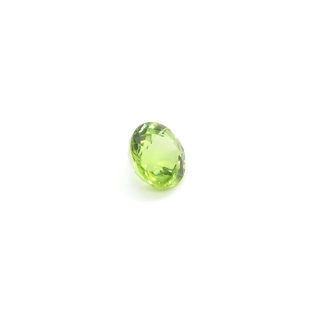 1.75ct Round Peridot Gemstone - Genuine Semi-Precious Gem