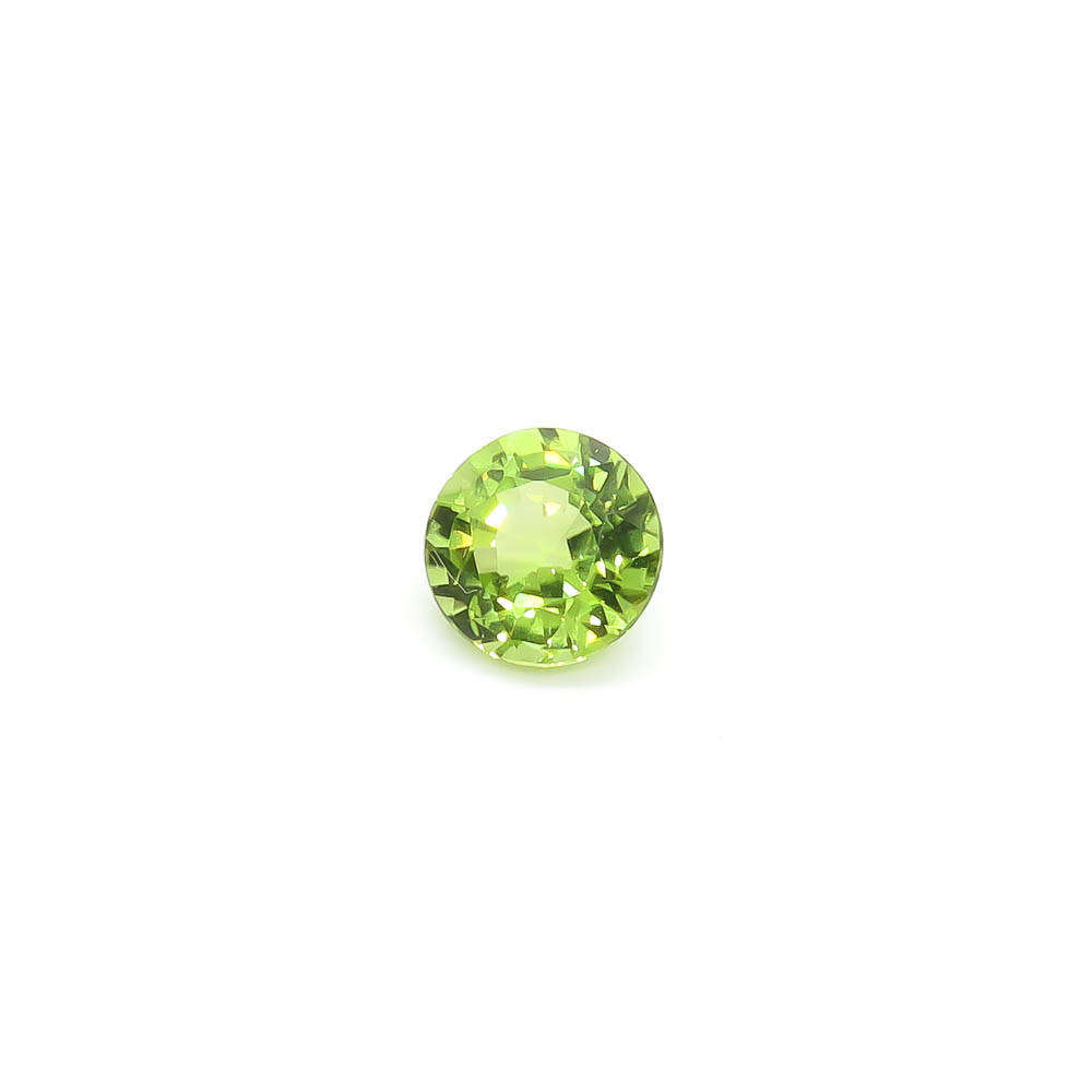1.75ct Round Peridot Gemstone - Genuine Semi-Precious Gem