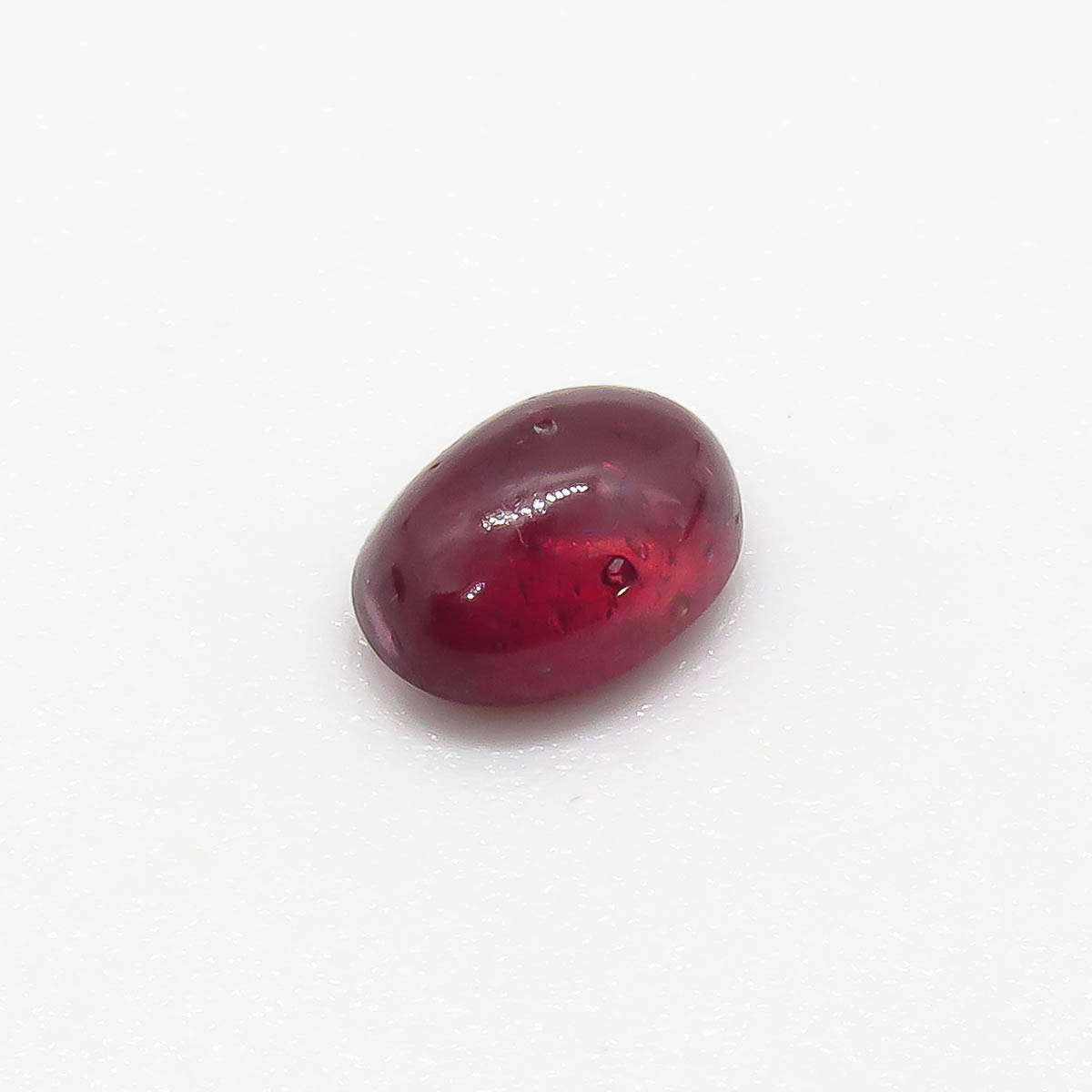 1.57ct Natural Ruby Oval Cabochon - Madagascar