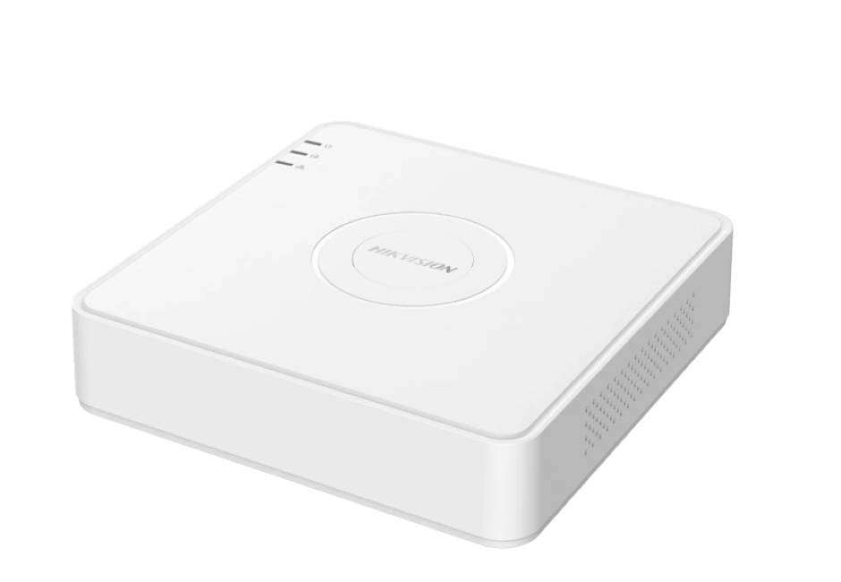 Hikvison 4-ch 720p Mini 1U H.265 DVR, 1 SATA