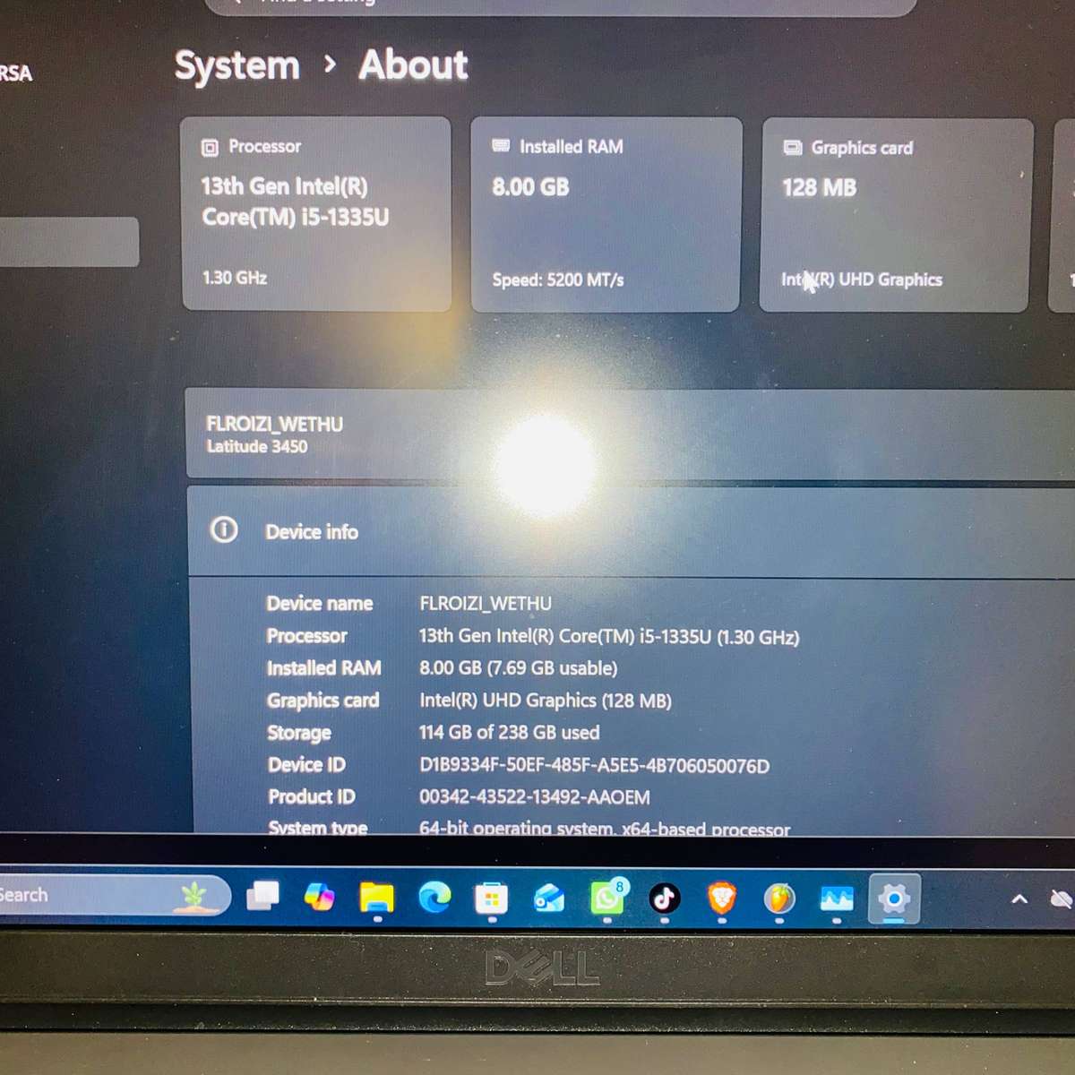 Dell 3450 Laptop