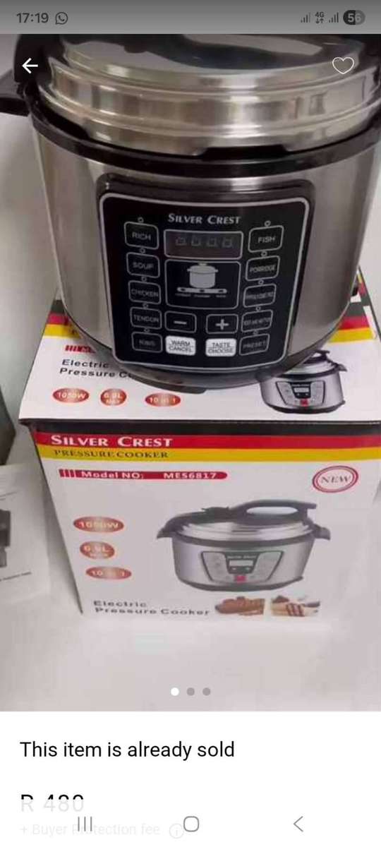 Silvercrest 10-in-1 Electric Pressure Cooker - Multi-Function Kitchen Appliance