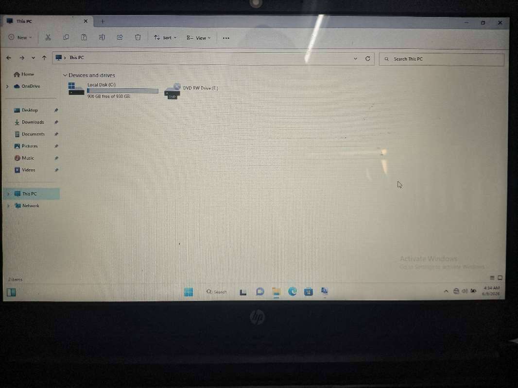 HP 15 Notebook PC - AMD A8-6410, 8GB RAM, 1TB HDD, Windows 11 Pro.