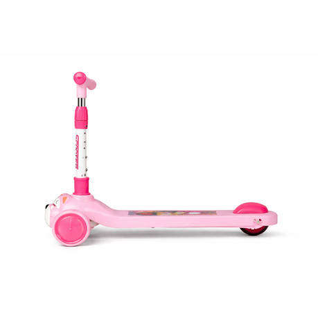 Kids 3 Wheel Scooter - Adjustable Foldable Stable Ride On Pink