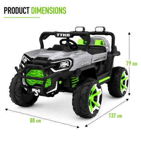 12V Kids 4x4 Electric Ride On Car with Remote Control