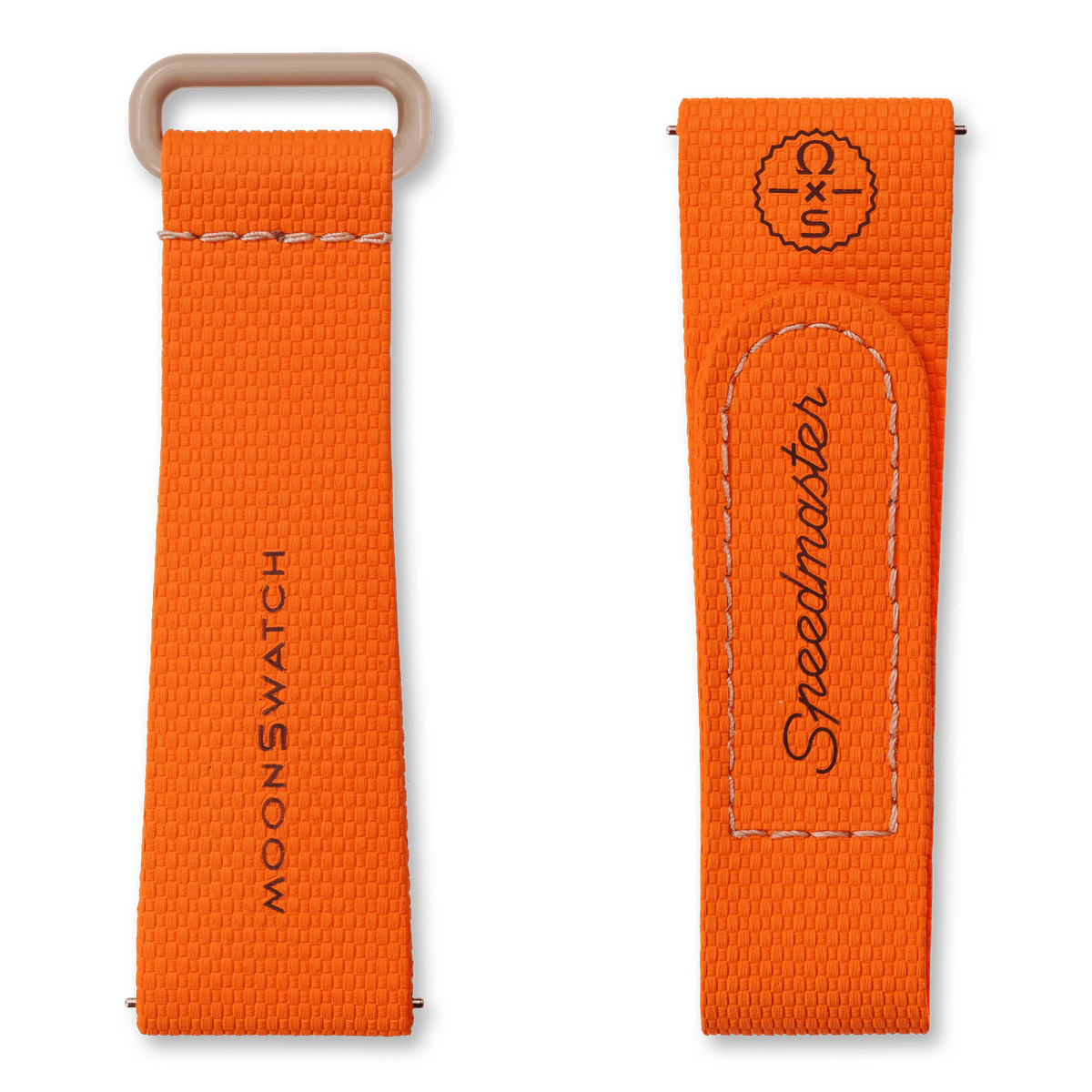 MOONSWATCH ORANGE/SAND RUBBER STRAP