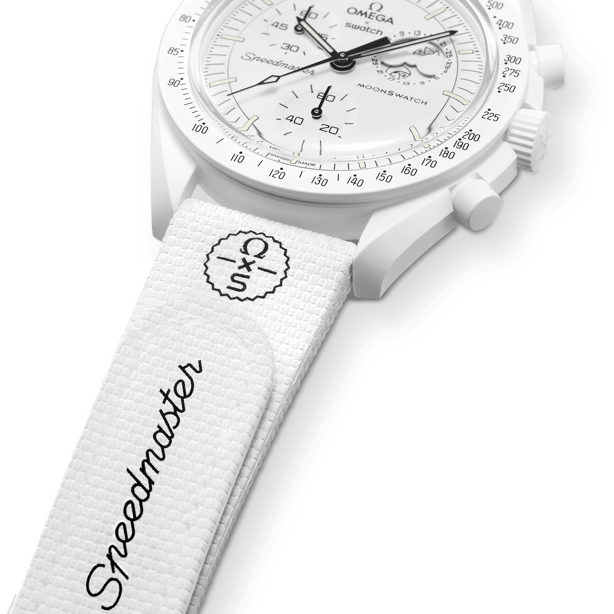 MOONSWATCH WHITE/WHITE RUBBER