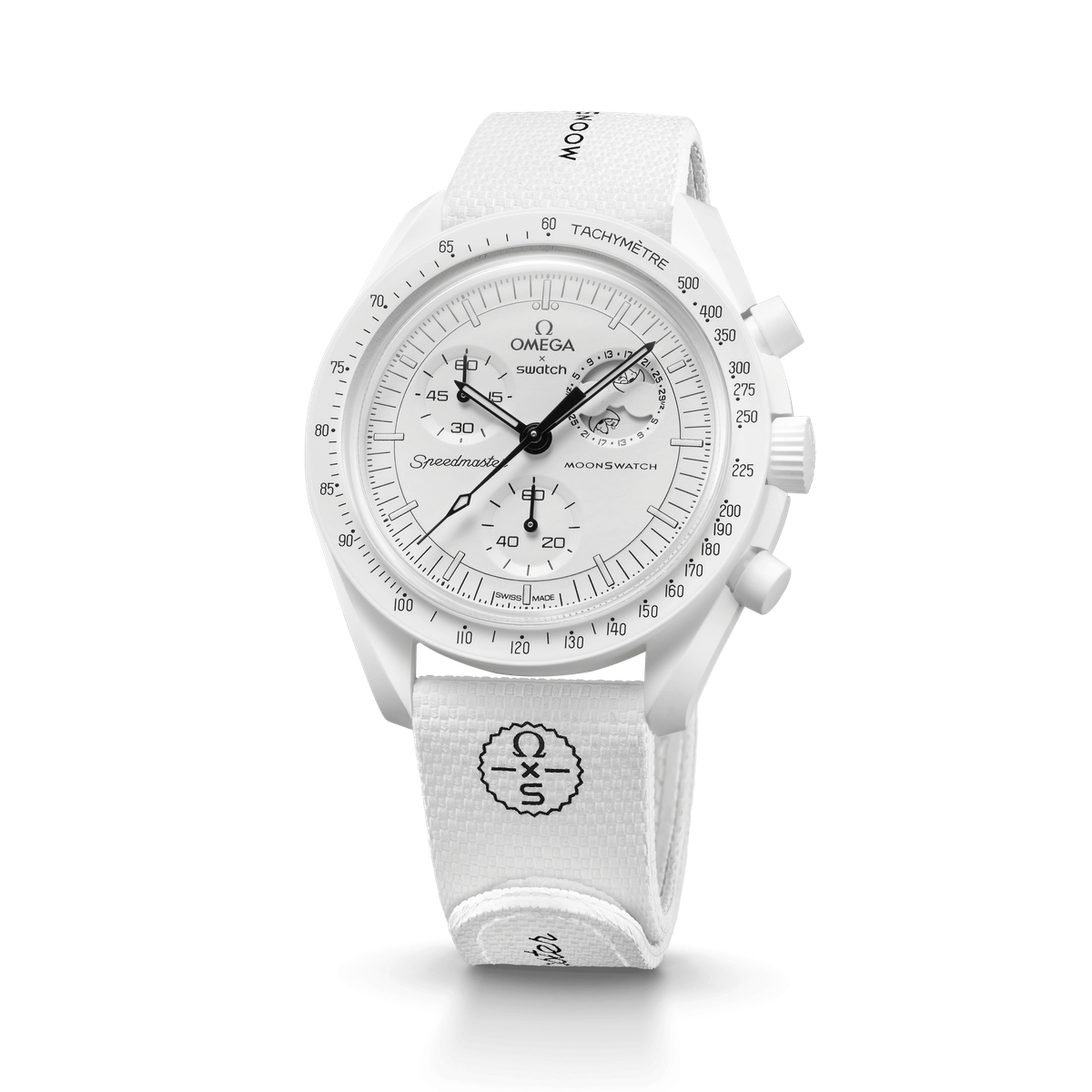 MOONSWATCH WHITE/WHITE RUBBER