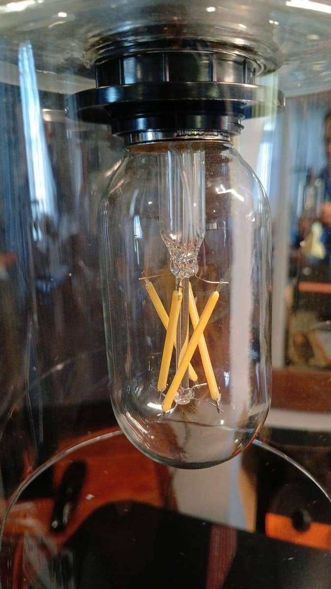 Industrial Table Lamp with Dual USB Port, Fully Dimmable Lighting