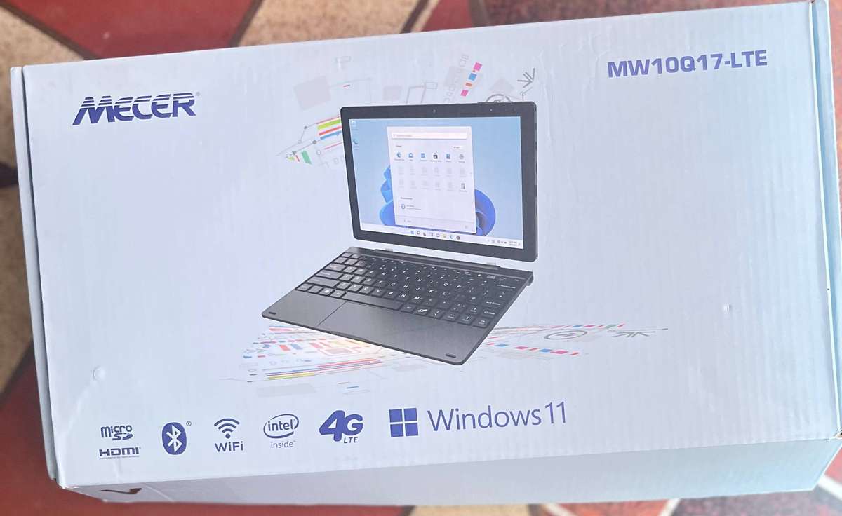 Mercer Xpress Executive 10.1-inch Tablet with Intel Celeron N4020, 4GB RAM, 128GB eMMC, 4G LTE