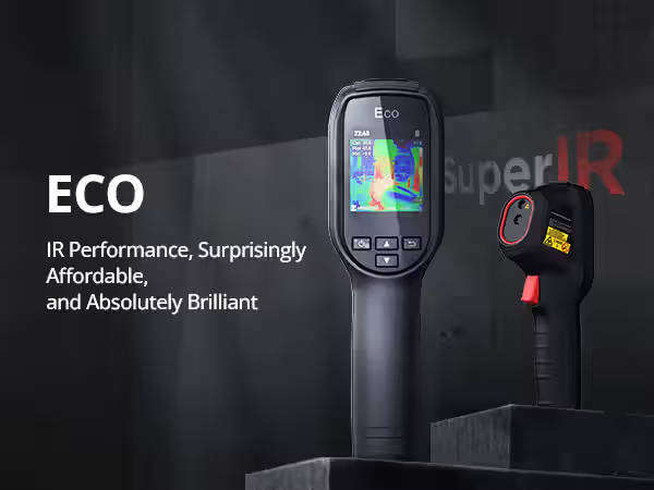HIKMICRO Eco Handheld Thermal Imaging Camera (240x240 SuperIR & 25Hz)