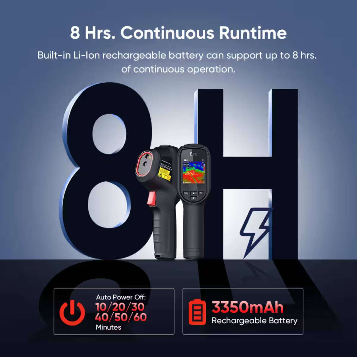 HIKMICRO Eco Handheld Thermal Imaging Camera (240x240 SuperIR & 25Hz)