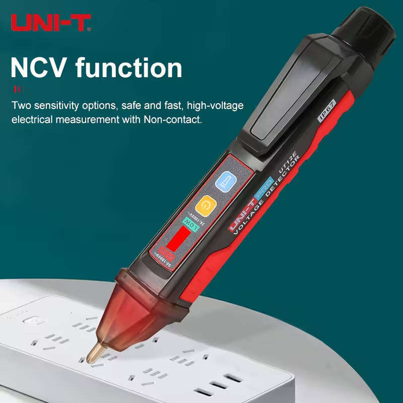 UNI-T UT12E Professional Non-Contact AC Voltage Detector Pen (IP67 & Vibration)