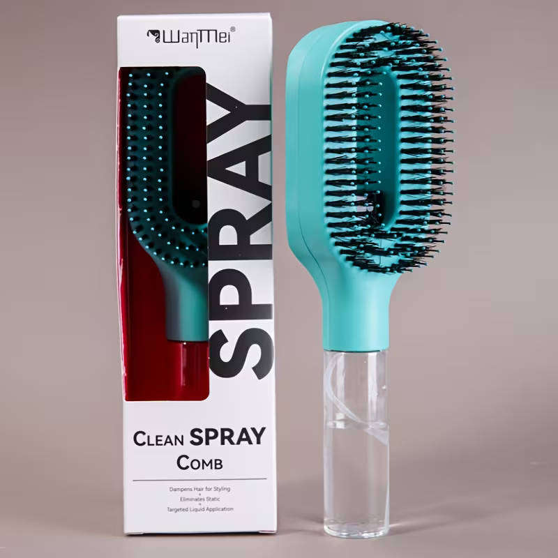 WANMEI 2-in-1 Hair Mist Spray Brush