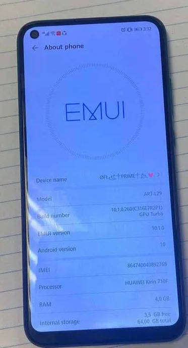 HUAWEI Y7P - 64G