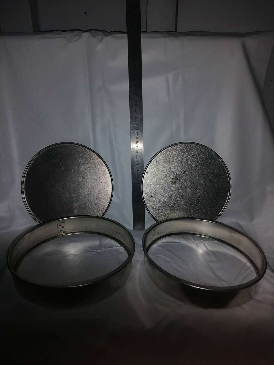 Collection of metal baking equipment